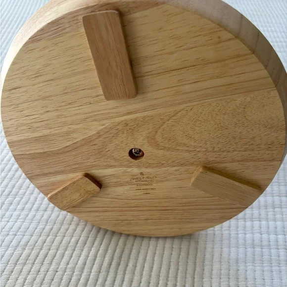 Hearth & Hand with Magnolia Two Tiered Wood Serving Tray Round Shape NWT - Picture 8 of 15